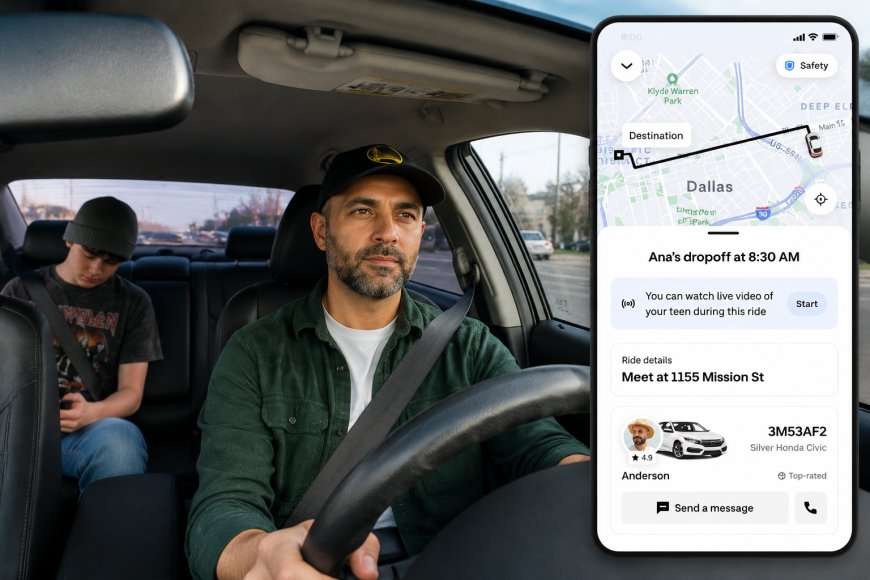 Uber Launches Live Video Streaming Feature for Teen Ride Accounts