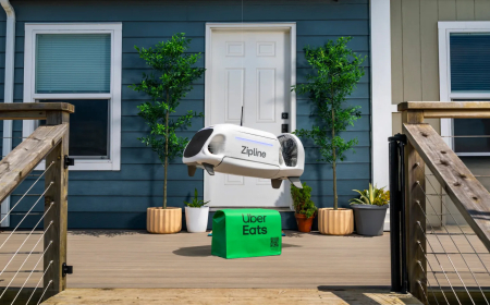 Uber Adds Zipline Drones to Uber Eats With 1M Daily Delivery Goal