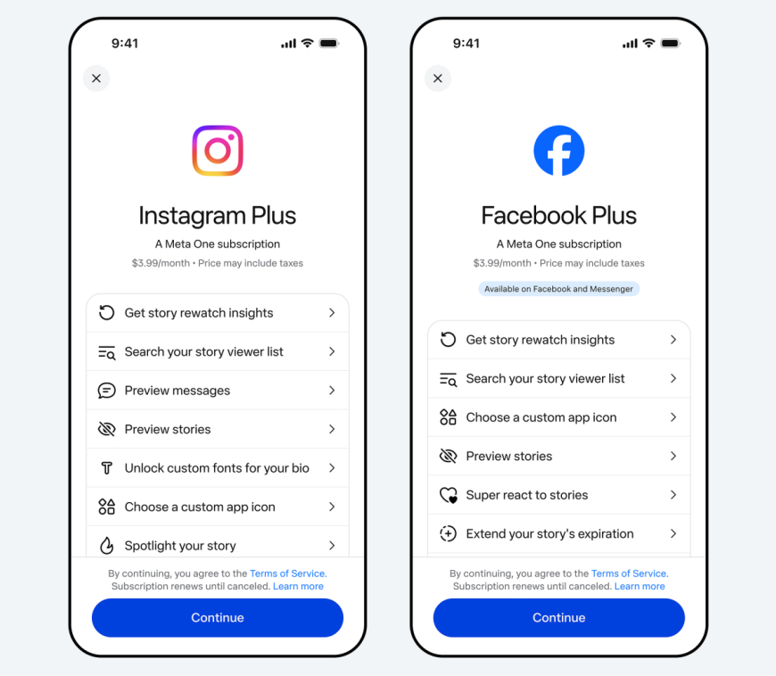 Meta Launches AI-Focused Subscription Plans Across Facebook, Instagram and WhatsApp