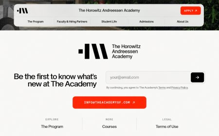 a16z Launches Founder Academy for High School Graduates Entering Tech