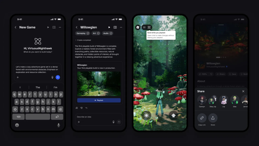 Roblox Expands AI Game Creation and Plans Games Outside Its Platform