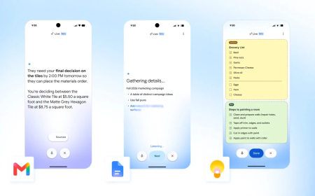 Google Launches AI Voice Features in Gmail, Docs, and Keep