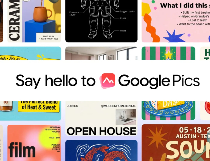 Google Launches AI-Powered Pics Tool to Challenge Canva and Adobe Express