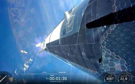 SpaceX Starship Reaches Earth Orbit for the First Time and Deploys 26 Starlink Satellites