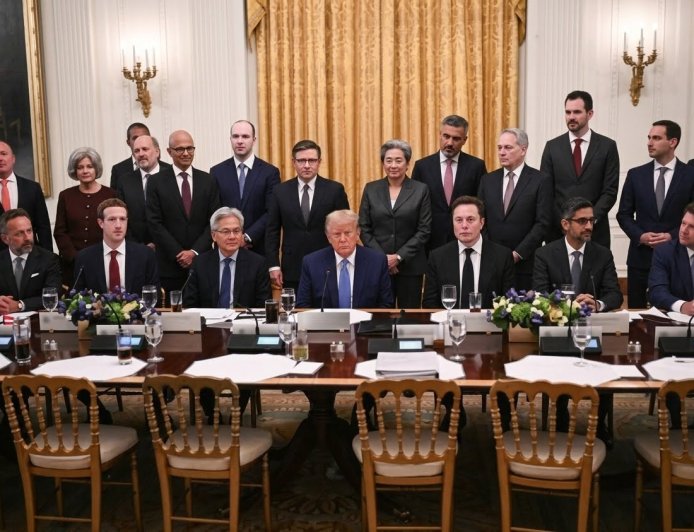 Trump and AI Leaders Sign Voluntary Safety Pledge With Spelling Error in Agreement