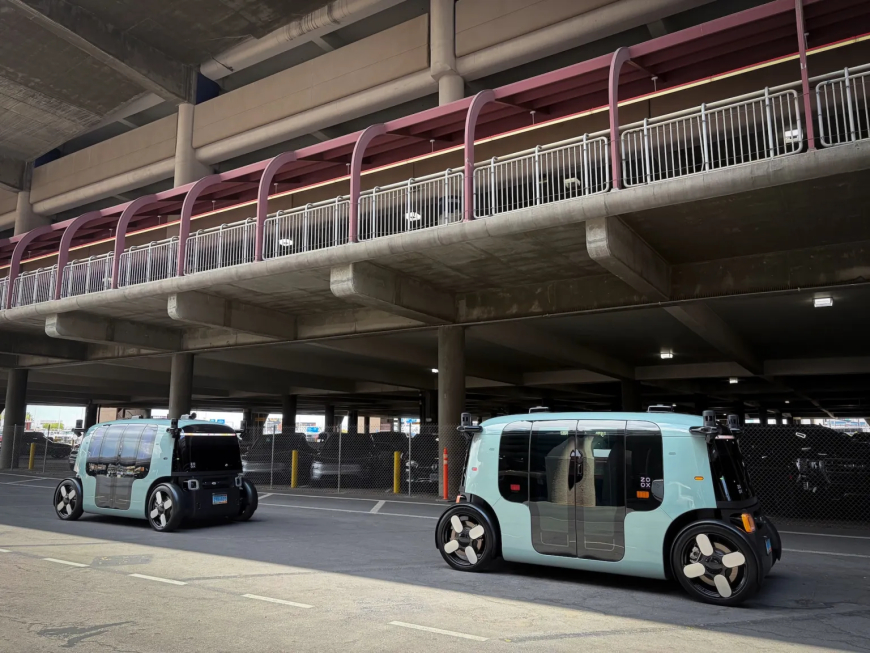Amazon’s Zoox Expands Robotaxi Service to Las Vegas Airport