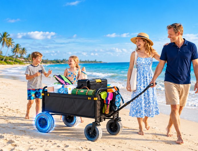 BougeRV DuneRover: A Remote-Controlled Electric Wagon Built for Sand and Heavy Loads