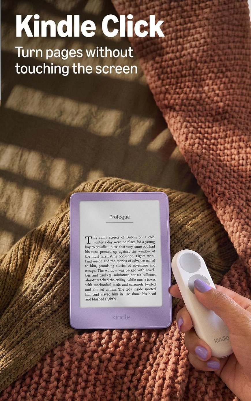 Amazon Launches $34.99 Kindle Click Remote for Hands-Free Page Turning