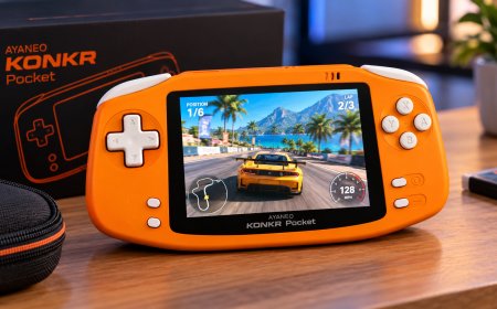 AYANEO KONKR Pocket Advance: A Modern Game Boy Advance-Inspired Handheld