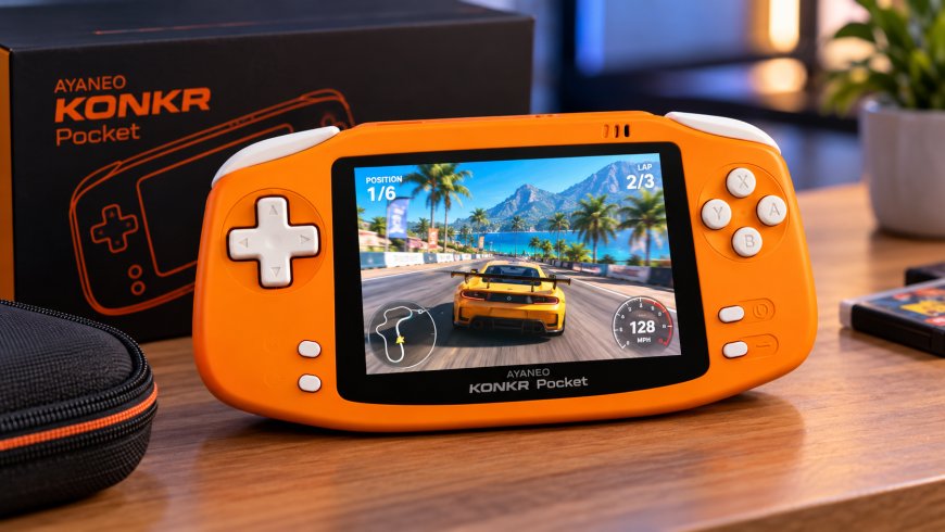 AYANEO KONKR Pocket Advance: A Modern Game Boy Advance-Inspired Handheld