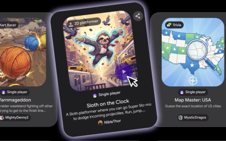 Google Playground Lets Anyone Build AI Games From Simple Text Prompts