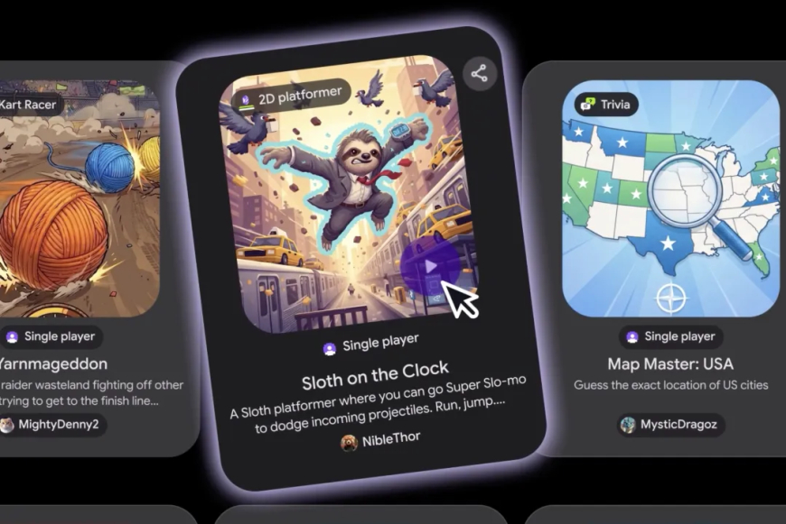 Google Playground Lets Anyone Build AI Games From Simple Text Prompts