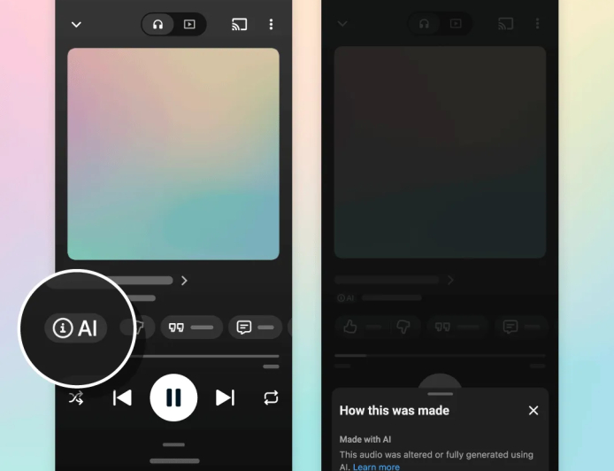 YouTube Music Introduces AI Labels to Identify Generated Songs