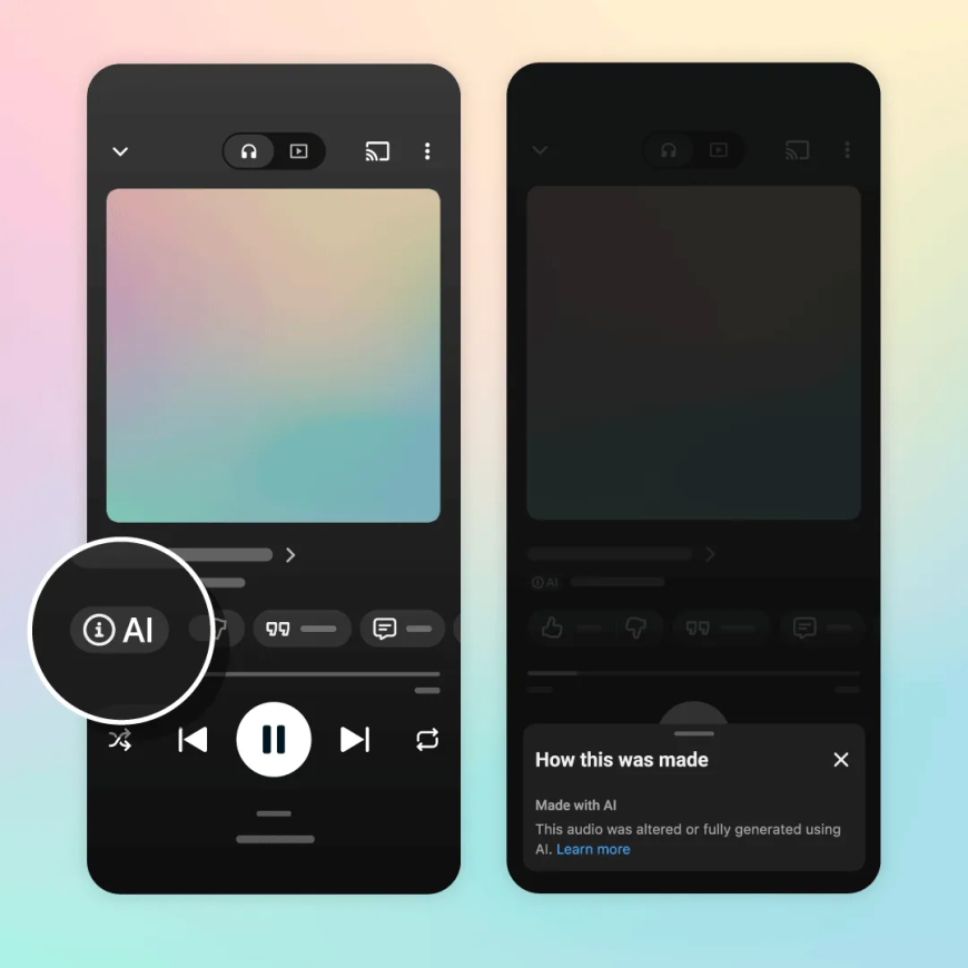 YouTube Music Introduces AI Labels to Identify Generated Songs